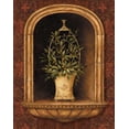 thumbnail image 2 of Pamela Gladding 15x18 White Modern Wood Framed Wall Art Titled - Olive Topiary Niches I, 2 of 5