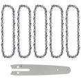 thumbnail image 1 of Pieces 6 Inch Chainsaw Chains Small Chainsaw Guide Bar for Garden Tools, 1 of 5