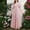 Pink #2, variant on Xihbxyly Women Dresses Plus Size Solid Color Off the Shoulder Maxi Dress Leisure Slim Fit Short Sleeve Beach Dress