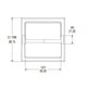 thumbnail image 3 of Portapapel Con Cubierta Empotrable 114 Helvex, 3 of 3