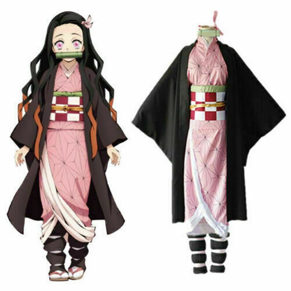 Anime Cosplay Costume - Kimono Kamado Nezuko 