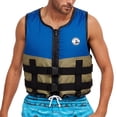 thumbnail image 3 of Life Jacket for Adults - USCG Approved Life Vest for Women & Men, Lightweight Flexible Watersports Vest for Boating, Wakeboarding, Kayaking & Jet Skiing, 3 of 5