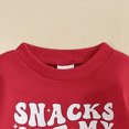 thumbnail image 4 of mgoYE Baby Boy Clothes 6-9 Months Baby Boy Fall Clothes Set Long Sleeve Letter Print Sweatshirt Pants Toddler Infant Outfits 6 12 18 24 Months 2T(Red,12-18 Months), 4 of 6