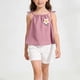 thumbnail image 5 of Conjunto Corto Casual para las Niñas Camisola sin Mangas con Pantalones Elásticos de Cintura Cómodo de Dos Piezas, 5 of 6