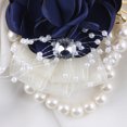 thumbnail image 2 of CSChome Wrist Flower For Wedding Faux Pearl Wrist Flower Adjustable Stunning Wedding Accessory Fade less Beautiful Wrist Flower Wedding Supply (Set of 1), 2 of 7