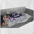 thumbnail image 6 of I Love You Soft Flannel Fleece Throw Blanket, Colorful Love with Fun Forms Comet Rain Storm Clouds Volcano Theme, Cozy Plush for Indoor and Outdoor Use, 70" x 90", Pink Violet Purple, by Ambesonne, 6 of 6