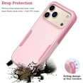 thumbnail image 2 of For iphone 17 Pro Max Case, Ebizware Heavy Duty Rugged Shockproof Phone Case [Military Grade Drop Tested] Dual Layer Full Body Protective Bumper for Apple iphone 17 Pro Max Cover - Rose Gold, 2 of 8
