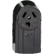 Cooper 125 Black Surface Mount Dryer Receptacle Outlet 30A 125V