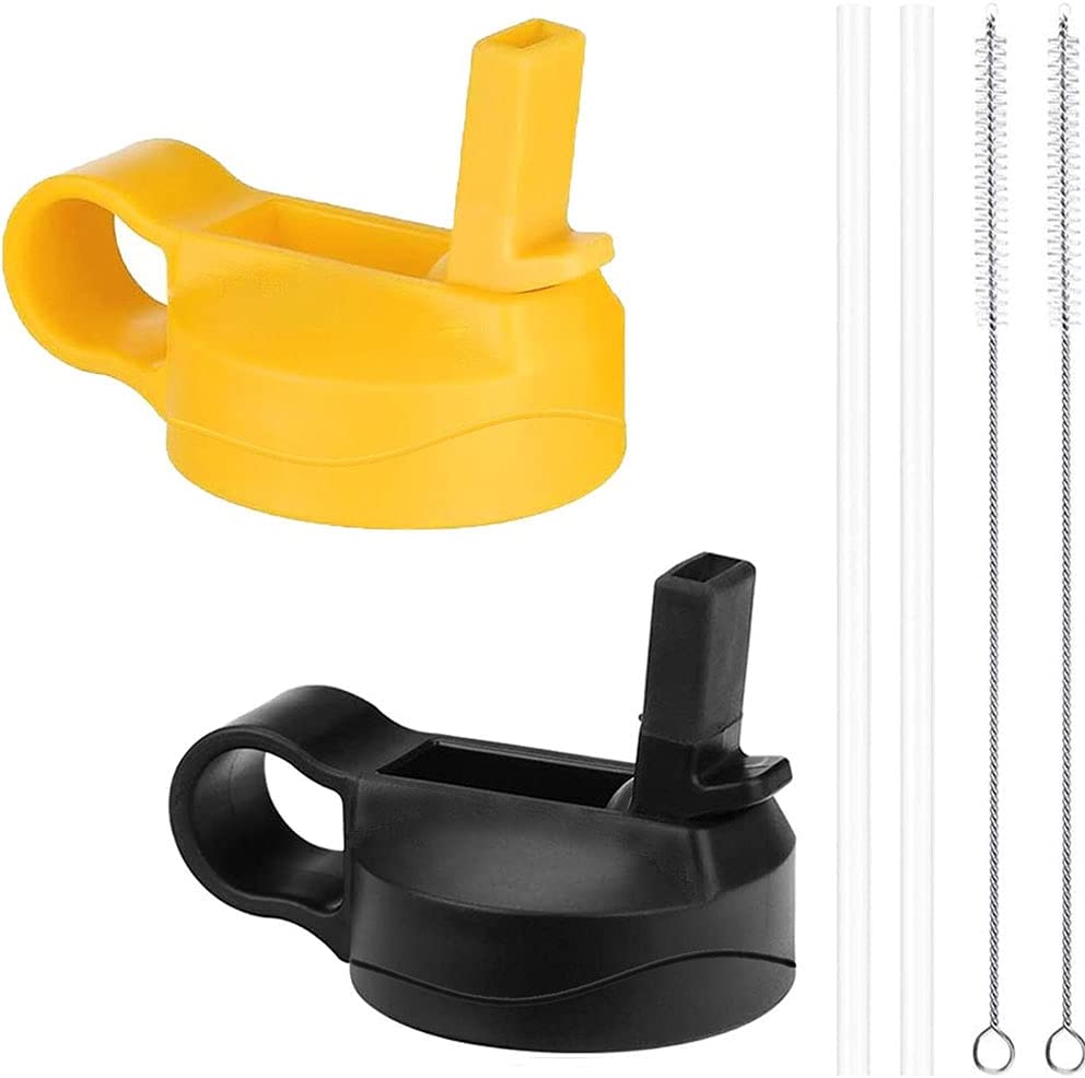 2 Couvercles Avec Pailles Pour Gobelet 40 Oz - Étanches, Anti-fuites, Parfaits Pour Le Sport Et L'extérieur