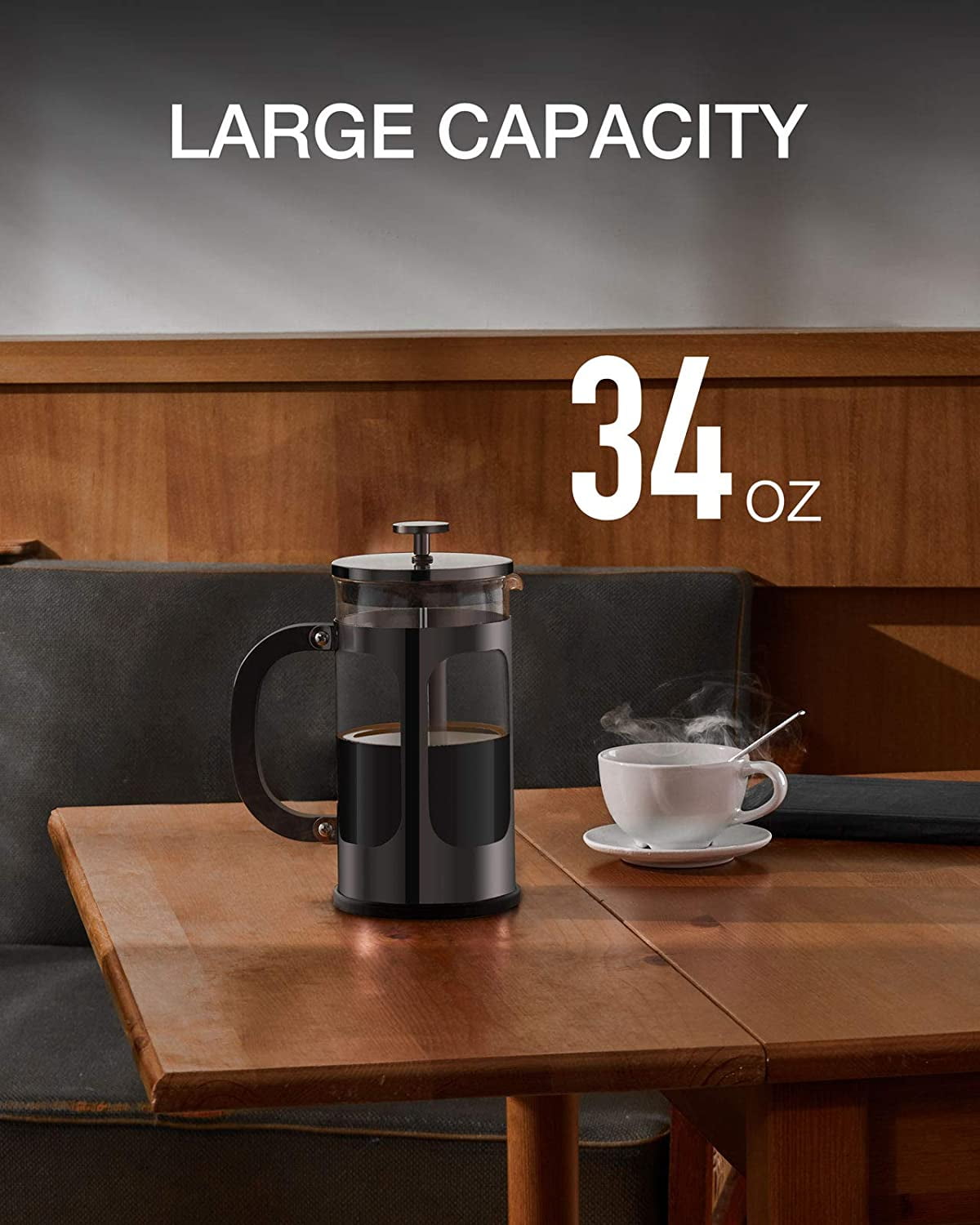 French Press – 34 oz - Peace Coffee