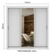 thumbnail image 3 of Ropero Closet Madesa Lyon Plus 3 Puertas 1 Con Espejos Blanco, 3 of 5