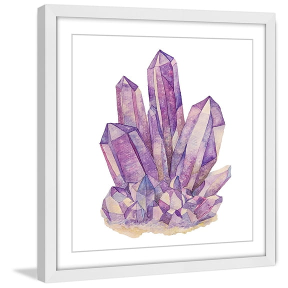 "Amethyst" Framed Painting Print