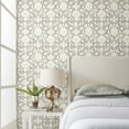 thumbnail image 4 of Better Homes & Gardens Gray Ayana Persian Peel and Stick Wallpaper, 4 of 10