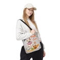 thumbnail image 2 of Trick or Treat Pitbull Funny Mummy Cosplay Pumpkin Candy Basket All Over Print 3D Canvas Tote Bag Terrier Dog Lover Reusable Handbag - 12016, 2 of 5