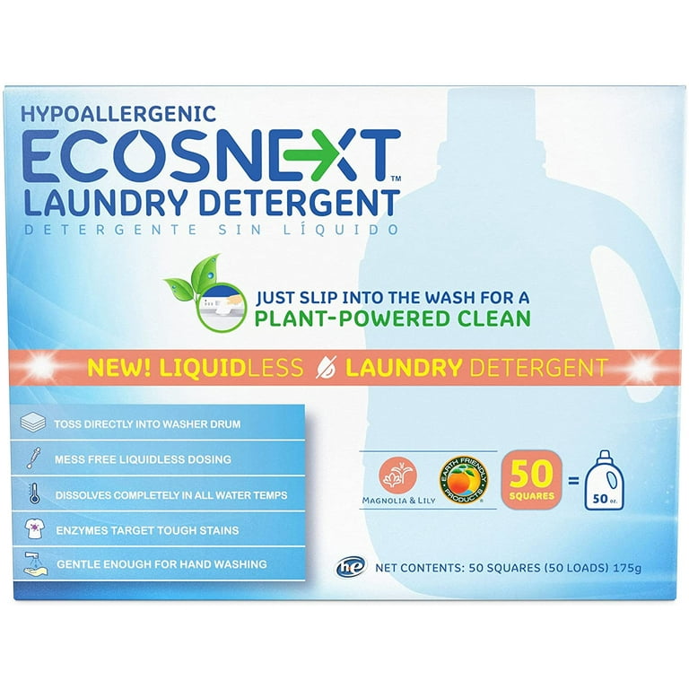 Ecosnext Liquidless Magnolia & Lily Laundry Detergent 50 Count