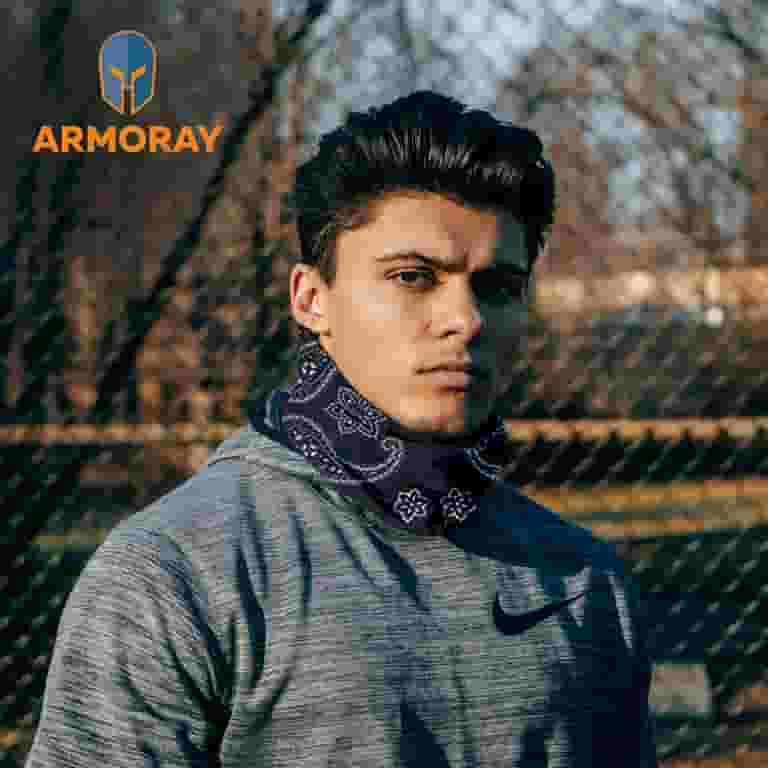 Neck Gaiter Head Wrap For Women Men Prate Headband Boho Scarf