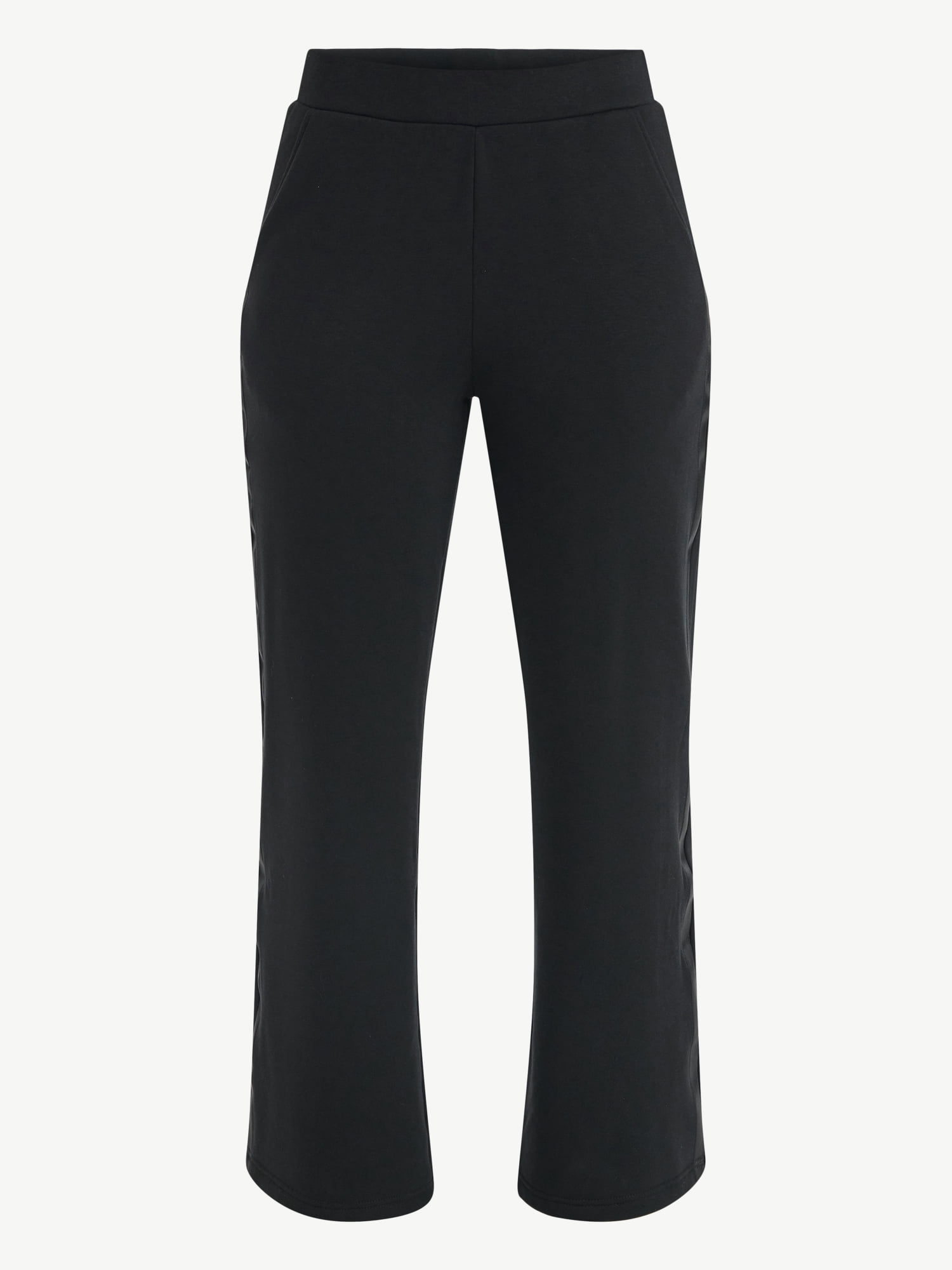 Avia Women's and Women's Plus Fleece Sweatpants with Satin Trim, Sizes XS-4X