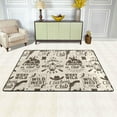 thumbnail image 2 of SKYSONIC 36x24in Western Cowboy Club Area Rug, West Wild Non-Slip Floor Carpet for Indoor Living Dining Room Bedroom, 2 of 7