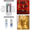 thumbnail image 3 of Guirnaldas De Luces Led Usb De 3m X 3m, Cortina De Luces De Hadas Usb De 300 Leds Con 8 Modelos De Luz Para Decoración De Fiestas, Decoración De Dormitorios, Iluminación Interior, 3 of 5