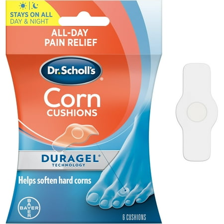 Dr. Scholl's Corn Cushions with Duragel Technology, Pack of 6
