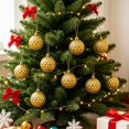 thumbnail image 6 of 6Pcs Christmas Ball Ornaments Set, 2.36 Inch Shatterproof Plastic Xmas Tree Baubles, Holiday Hanging Decor for Christmas Tree Wreath Party, 6 of 9