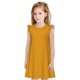 thumbnail image 1 of Fotbe Goldenrod Vestido de Dormir para Niñas de 3 a 10 Años, Mangas Cortas, Estilo Princesa, Pijama Camisón con Mangas Voladas-X-Large, 1 of 6