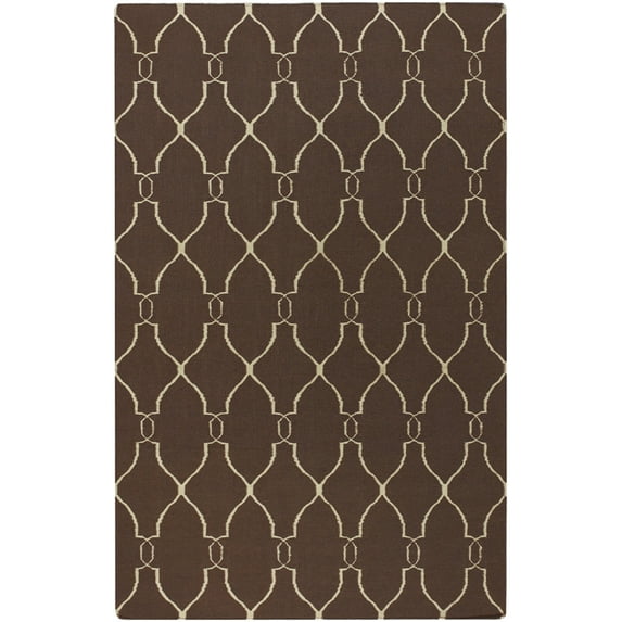 Surya Fallon Area Rug FAL-1000 Brown Lines Shapes 2' x 3' Rectangle
