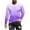 Purple, variant on JURANMO Big and Tall Men's Long Sleeve Tops Fashion Gradient Color Crewneck Pullovers Casual Stretch Athletic Tee Shirts Yellow S