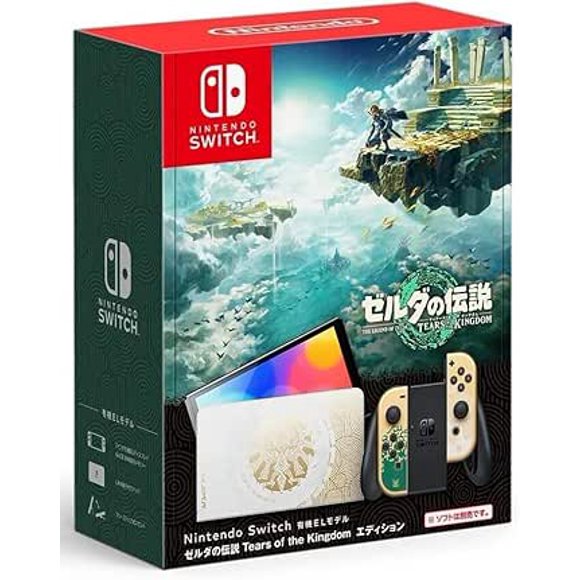 Open BOX Nintendo Switch – OLED Model – The Legend of Zelda: Tears of the Kingdom Edition JP