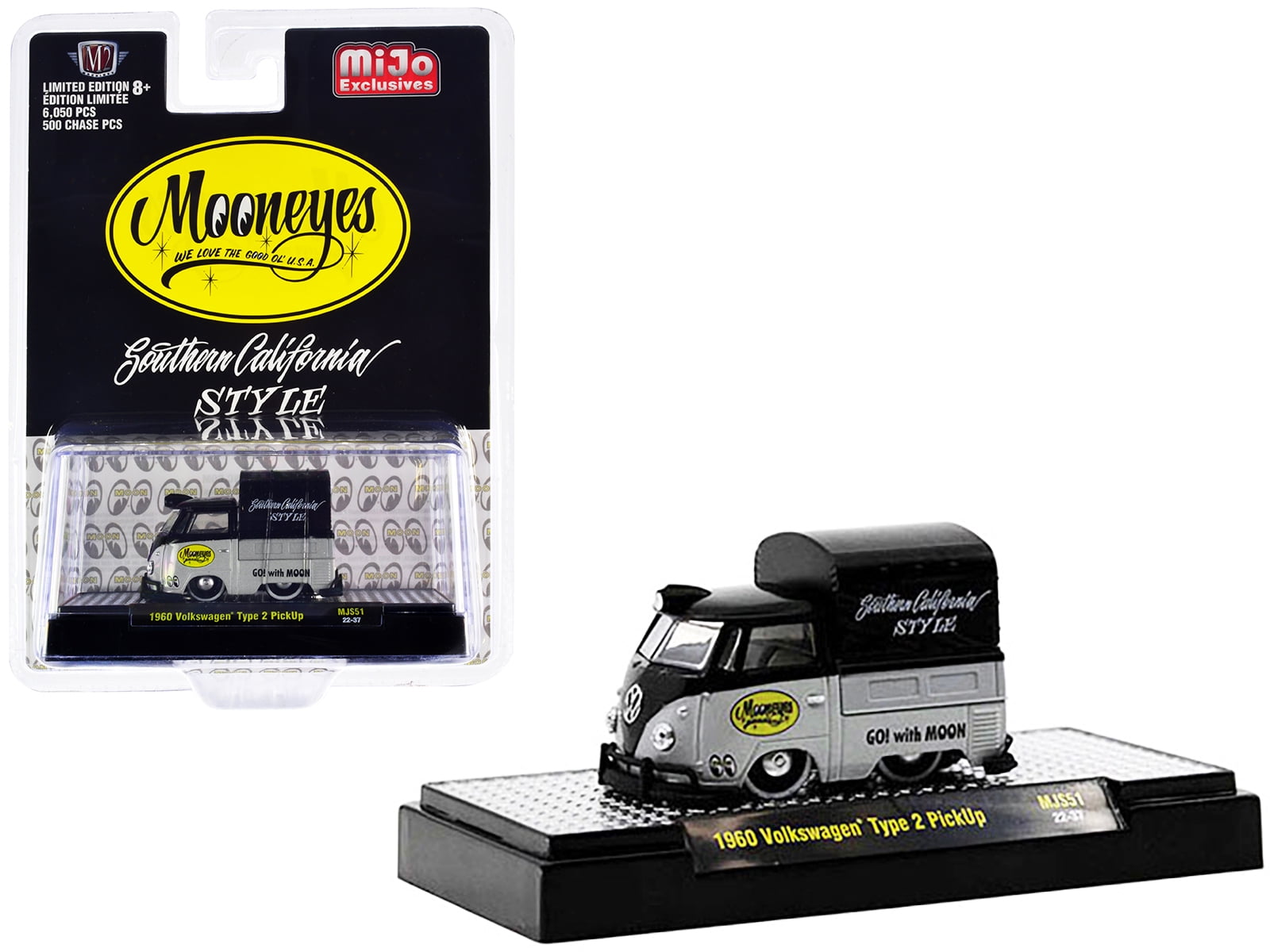 M2 Machines 1960 VW Delivery Van, Diecast Model, Yellow w/Black