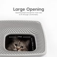 thumbnail image 4 of Caja de Arena para Gatos IRIS USA con Entrada Superior y Pala, Cubierta Gris, 4 of 8