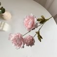 thumbnail image 2 of LCXmlly Clothes Storage Bag Simulation Peony 3 Heads Realistic Faux Silk Flower Photo Props, 2 of 6