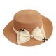 thumbnail image 1 of Sombrero de 56-58cm de circunferencia, lazo femenino, sombrero de paja plano, sombrero de verano con borde plano, protector solar, sombrero para el sol, salida al aire libre, sombrero de playa junto, 1 of 5