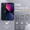 thumbnail image 2 of Funda JeTech Silicone para iPhone 13 Mini de 5,4 pulgadas, color negro, 2 of 6