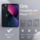 thumbnail image 2 of Funda JeTech Silicone para iPhone 13 Mini de 5,4 pulgadas, color negro, 2 of 6