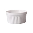 thumbnail image 2 of Porcelain Ramekins Souffle Dishes Set of 4 Oven Safe Ceramic Baking Bowls for Custard Pudding Creme Brulee Dessert Cups for Kitchen Baking White White, 2 of 8