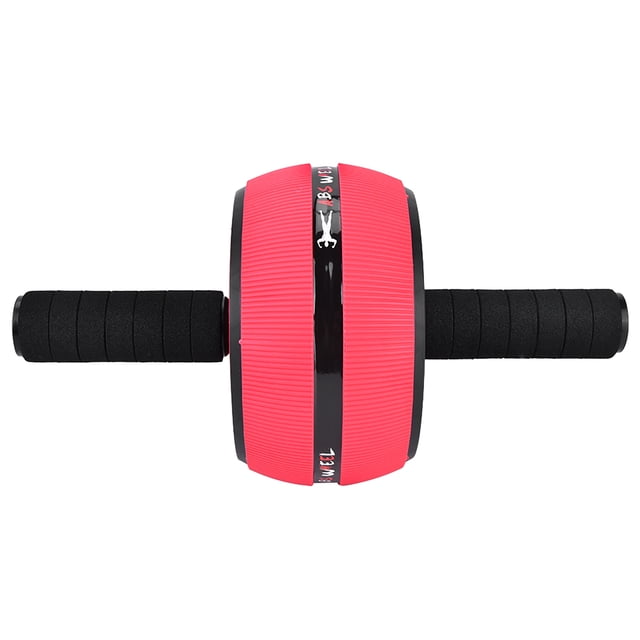 Exercice Abdominal Muscle, Roue à Roulettes Abdominale 3 Couleurs, Roue Ultra Grand pour Entraînement de Base pour Exercice Abdominal Rouge&Noir