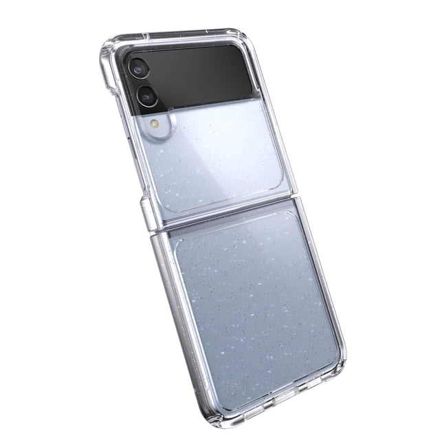 Funda Speck Presidio Perfect-Clear Fold con Brillo para Galaxy Z Flip