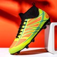 thumbnail image 2 of Zapatos de fútbol profesionales para hombre, botas de entrenamiento de tobillo con picos largos, cómodas, tacos de partido de alta calidad, 2 of 5