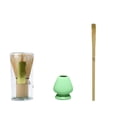 thumbnail image 2 of Juego De Herramientas Para Hacer Matcha, Batidor De Té De Bambú, Cuchara De Té, Soporte Para Batidor De Té De Cerámica Noticed HA024551-02, 2 of 6