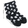 thumbnail image 3 of HUUXIW 3PCS Women Men Autumn Winter Cute Spot Print Coral Fleece Socks Warm Middle Tube Sleeping Stocking, 3 of 8