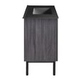 thumbnail image 5 of Classe 36 in. Black Oak Bathroom Vanity With Black, 3-Hole Ceramic Sink Top, 5 of 8