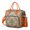 Orange-106, variant on Zen Ethnic Patterned Lunch Box – Waterproof Reusable Tote for Work Picnic or Mindfulness Lunch Moments