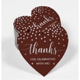 thumbnail image 2 of Inkdotpot Real Silver Foil Thanks For Celebrating With Me Birthday Tags Favor Hang Paper Tags 100 Pieces, 2 of 6
