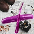 thumbnail image 2 of RADIUS Toothbrush Original Big Brush, BPA Free ADA Accepted - Right Hand - Purple Brush with Purple Case, 2 of 5