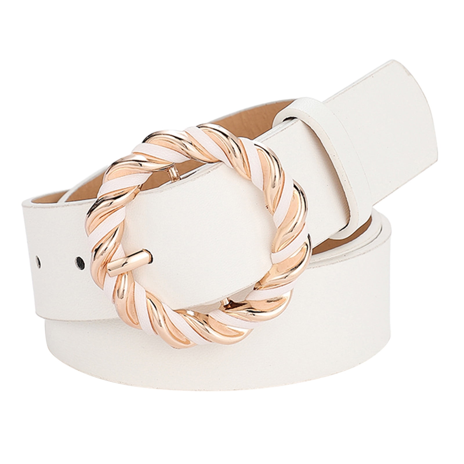 White Designer Belts for Women