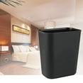 thumbnail image 5 of Kitchen Trash Can, Step-On Garbage Can with Lid, Tall Kitchen & Bathroom Trash Can, Small Office Waste Bin, Black - Xuniizn, 5 of 9