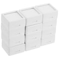 thumbnail image 3 of SHISUYAN 12pcs Gemstone Display Box Jewelry Box Container With Clear Top Lid For Jewelry Coins Crystal Beads Accessories Display, 3 of 8