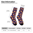 thumbnail image 2 of Rocae Candy Corn (2) for Adult Socks Casual Athletic Stretchy Loose Socks for Women Men Non-Slip Middle Tube Socks, 2 of 6