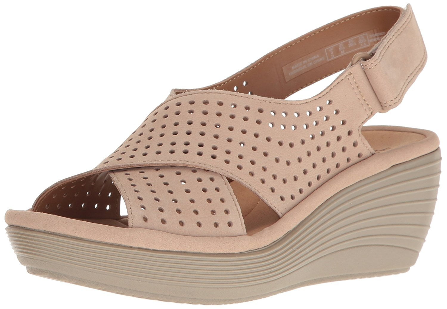 Clarks - Clarks Women's Reedly Variel Wedge Sandal - Walmart.com ...